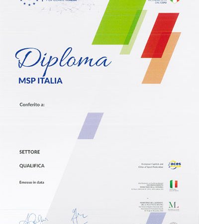 Diploma MSP: l’unico con validità europea