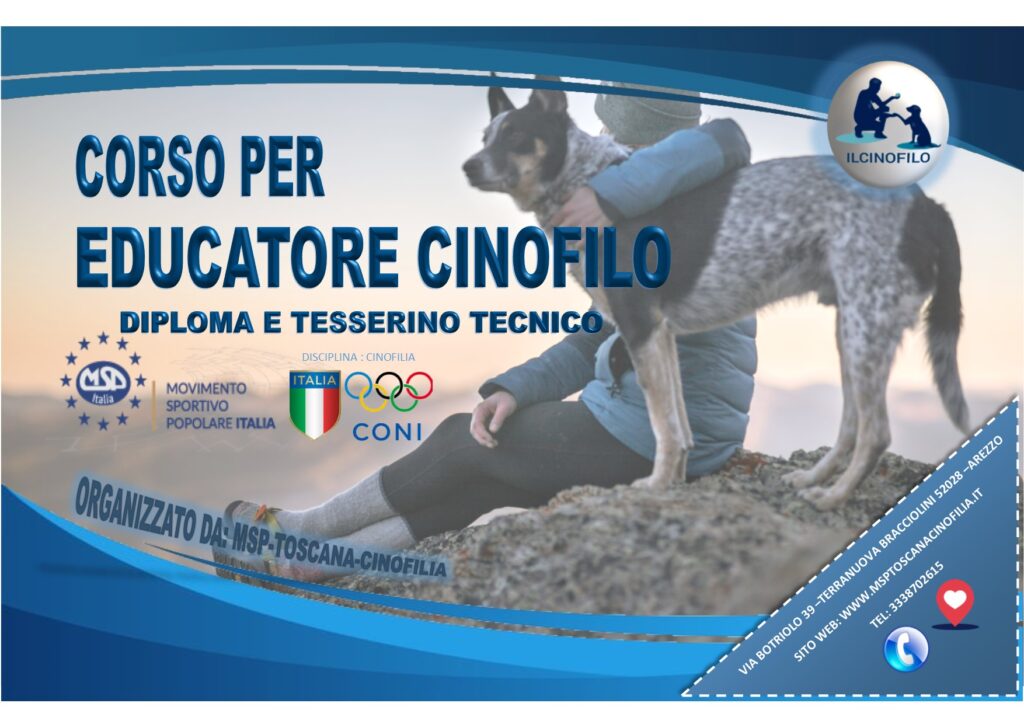BANNER CORSO EDUCATORE CINOFILO 2023